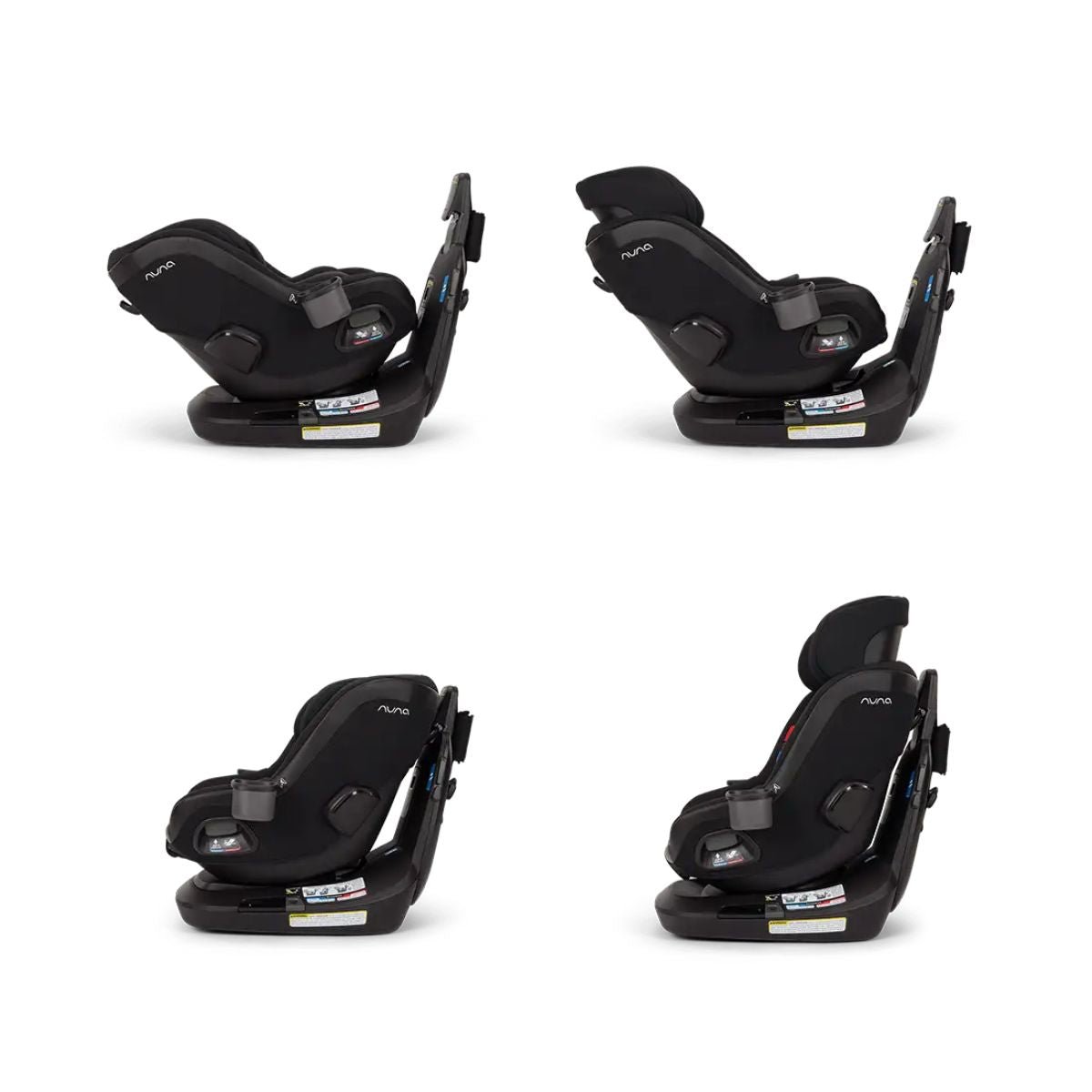 Nuna Revv Maxx Convertible Car Seat - Midnight - Convertible Long-Term Design